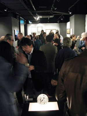 Opening reception for the Contrasts 2-man exhibition