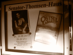 Abendstimmung vor dem "Senator-Thomsen-Haus"