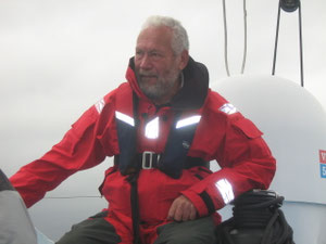 Robin Knox-Johnston auf "Grey Power" 