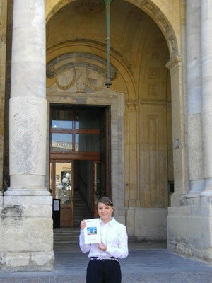 In front of the National Library of Malta