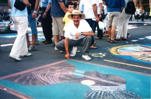 madonnaro a Curtatone (MN) S. Maria delle Grazie