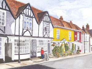 Woodbridge - Market Hill Houses and Shops