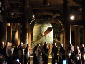 除夜の鐘　知恩院