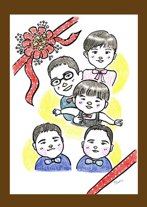 深澤家5人兄姉弟!