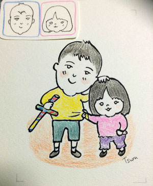 ひびきくん&しーちゃん