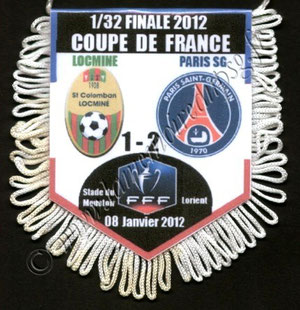 Fanion SC Locminé-PSG  2011-12