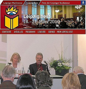 Lesung auf der Buchmesse 2010 in Leipzig