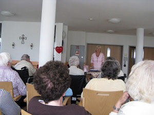 Lesung im Senioren-Servicehaus in Fuchsmühl/Oberpfalz