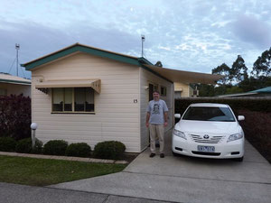 unsere Camp-Cabin in Noosa