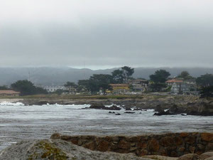 Monterey liegt leider wieder unter einer großen Nebelwolke