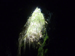 In der Mitte mal ein Loch in der dunkelen Höhle - und somit etwas Licht von oben