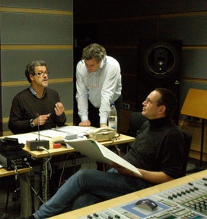 With Lucio Gallo, Ulf Schirmer at CD Production with Lucio Gallo in Munich