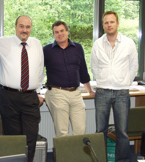 With Carlo Guelfi, Julian Schwenkner in Reutlingen