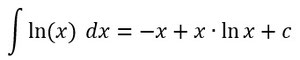 Die Stammfunktion der Logarithmusfunktion