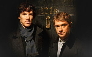 Benedict Cumberbatch et Martin Freeman
