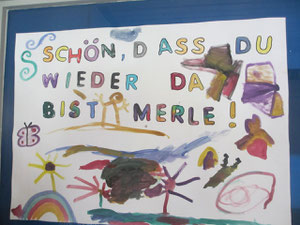 Plakat aus dem Kindi !