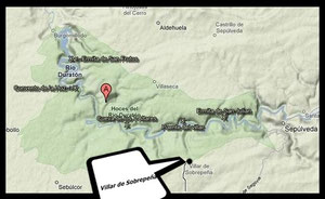 Mapa Hoces del Duratón