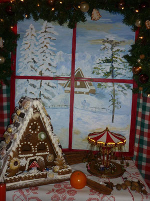 unser Weihnachtsfenster