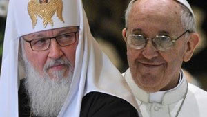 Патриарх и папа римский - оба в очках: незрячие ведут за собой народы
