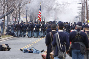 Marching forward