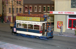 Bristol tram passing the Odeon