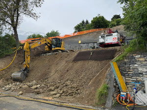 Terrassement et création de textomur