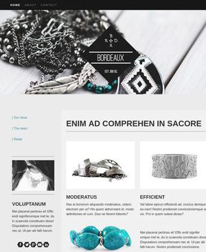Jimdo Template Bordeaux
