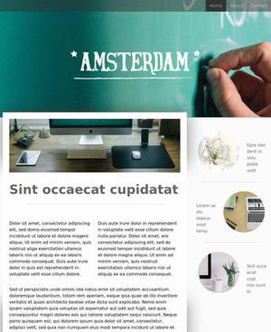 Jimdo Template Amsterdam
