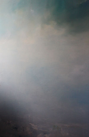 Cieli 1, olio su tela 2009, cm 100 x 150