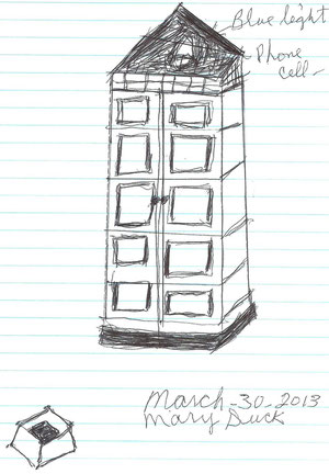 2nd TARDIS by Mary Duck