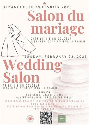 Salon du Mariage à La Vie en Douceur - 23 Février 2025