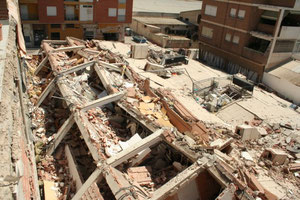 Edificio colapsado en Lorca