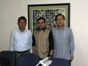 Mr.Barcelon, Dr.Caro/UPITDC, Mr.Koda/ASJ,Inc.