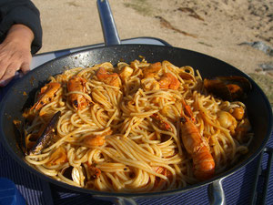 Spaghetti a la Marinera, selbst gekocht versteht sich