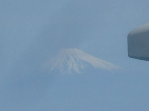 今日は富士山も見えました、