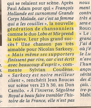 "Le Figaro" du 7 Mai 2007