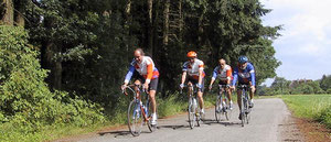 Fietsroutes en wandelroutes in Duisland