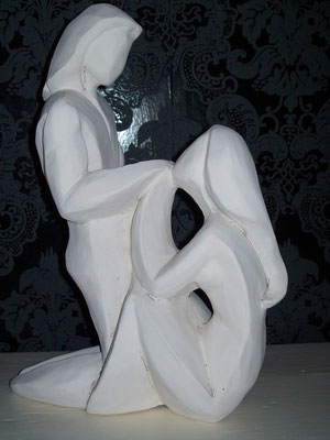 Skulptur ca. 35 cm hoch , schwer 