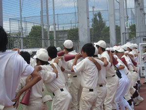 軟式野球部2011.07.23日体荏原戦勝利