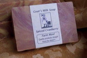 Spiced Cranberry Goat Milk Soap