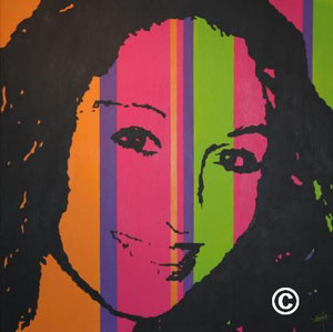 Acrylic on canvas, 100cm x 100cm