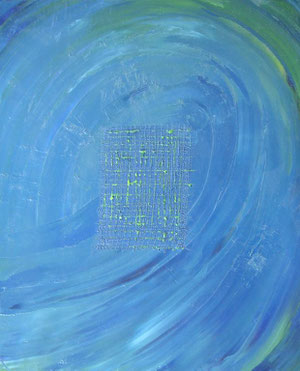 Wave (1998), oil on canvas, 70cm x 50cm