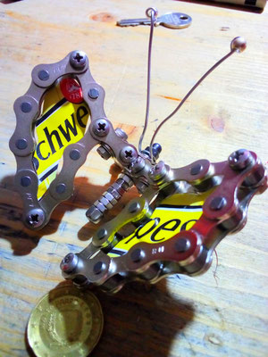 Butterfly made of Bicycle Chains, Schweppes Style