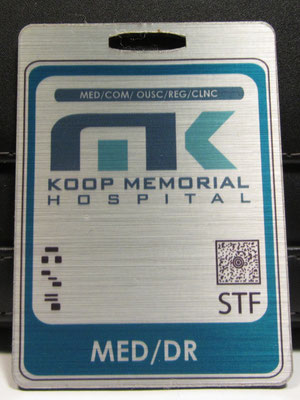 Koop Memorial Hospital Medical Doctor Badge