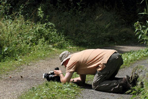 Making of im Zeitzer Wald. Foto:Wolfgang Fischer