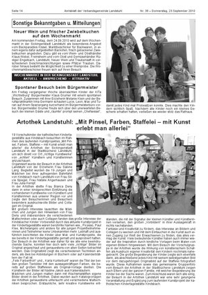 Amtsblatt Landstuhl, September 2010