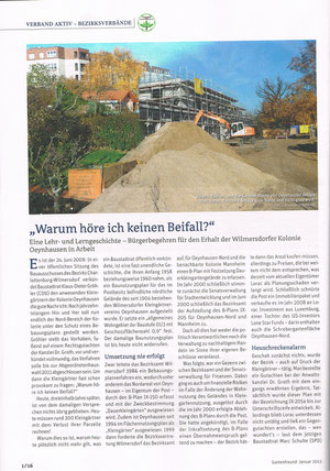 Gartenfreund, Ausgabe Januar 2013, Seite 1/16