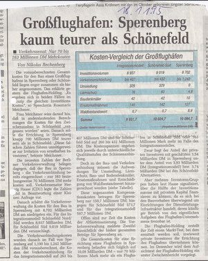 Berliner Morgenpost vom 18.01.1995