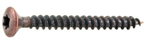 Spanplattenschraube mit Linsensenkkopf, brüniert, Torx