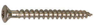 Spanplattenschraube mit Linsensenkkopf, vernickelt, Torx